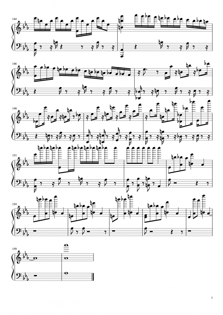 夜的第七章-mapplezs钢琴演奏-mapplezs - 求谱谱